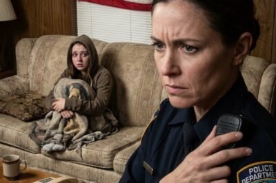 SHE COLLAPSED AT MY DOOR AT 1 A.M.—BRUISED, BLEEDING, AND WHISPERING THE ONE SENTENCE THAT CHANGED EVERYTHING. AND I, A MOTHER AND A COP, QUIETLY PUT ON MY UNIFORM AND SAID: “TONIGHT IS WHERE IT STARTS.”
