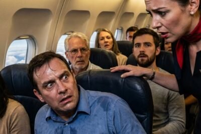 I hadn’t even taken two steps into the aircraft when the flight attendant leaned in so close I felt her breath on my ear.  “Pretend you’re sick and get off the plane. Now.”