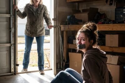 **MY DAUGHTER STOPPED REPLYING FOR A WEEK.  HER HUSBAND SAID SHE WAS “ON A TRIP.” I ALMOST BELIEVED HIM—UNTIL I HEARD A MUFFLED MOAN COMING FROM THEIR LOCKED GARAGE…**