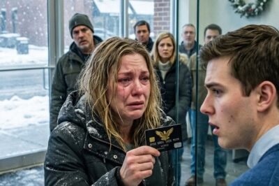 After My Husband Threw Me Out, I Used My Father’s Old Card — The Bank’s Reaction Made My Knees Go Weak