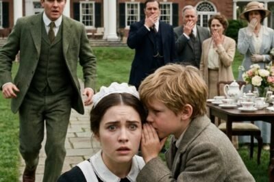 “WHOEVER CAN MAKE MY SON SPEAK WILL BECOME MY WIFE.” The Millionaire Said It Calmly—Until the Maid Stepped Forward and the Room Fell Silent.