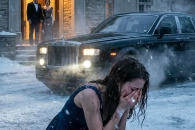 She was thrown half-naked into a freezing alley by the man she loved—thirty minutes later, six black Rolls-Royces shut the street down.