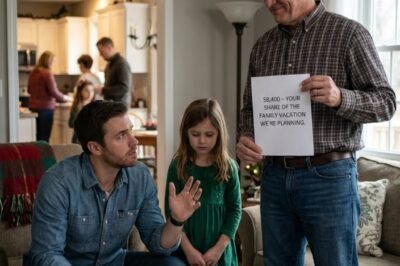 MY DAD HANDED ME A BILL AT CHRISTMAS. “$8,400 — YOUR SHARE OF THE FAMILY VACATION.”