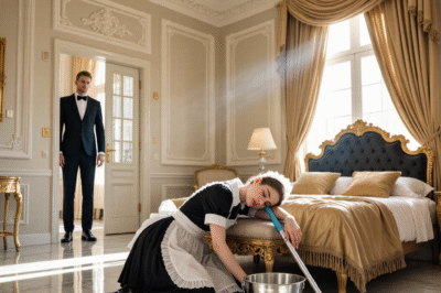 💥 THE BILLIONAIRE WALKED INTO HIS BEDROOM AND FOUND HIS MAID ASLEEP IN HIS BED — WHAT HE DID NEXT LEFT THE ENTIRE HOUSEHOLD STUNNED