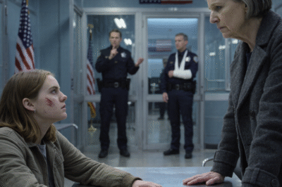 MY GRANDDAUGHTER CALLED ME AT TWO IN THE MORNING AND WHISPERED, “GRANDMA… I’M AT THE POLICE STATION. THEY DON’T BELIEVE ME.” BY THE TIME I ARRIVED, SHE WAS SHAKING IN A METAL CHAIR WHILE HER STEPFATHER SAT BEHIND GLASS, CALM AS SUNDAY MORNING — AND THE PART OF ME THAT ONCE WORE A BADGE SNAPPED FULLY AWAKE.