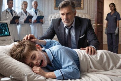 The billionaire’s son screamed in agony every night—until the nanny touched his head and pulled out something no doctor had ever looked for.