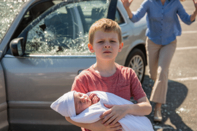 An eight-year-old boy smashed a car window to save a baby — and showed up late to school for it. What happened next stunned everyone.