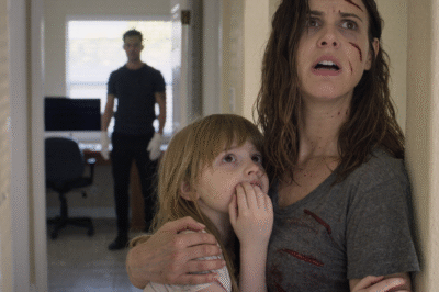 My husband had just left for a business trip when my six-year-old daughter grabbed my hand and whispered, “Mommy… we have to run. Right now.” I asked why. She shook so hard her teeth clicked. “No time. We have to leave this house.” I reached for the door—then I heard a voice behind us.