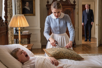 A millionaire’s son screamed in his sleep every single night… until the nanny opened his pillow and discovered the truth no one wanted to see.