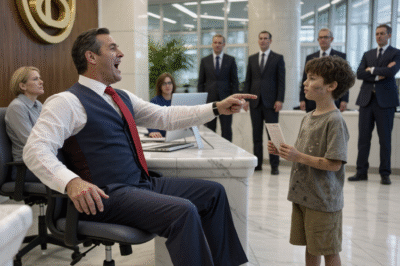 **THE MILLION-DOLLAR MOCKERY:  THE BANK MANAGER WHO LAUGHED AT A 10-YEAR-OLD BLACK KID’S WORN-OUT SHOES… NOT KNOWING HIS NIGHTMARE WAS MINUTES AWAY**