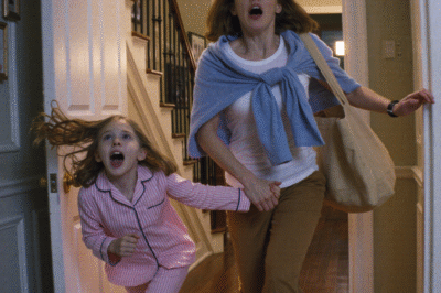 My husband had just left for a business trip when my six-year-old looked up at me, terrified, and said, “Mommy… we have to run.” I thought she was imagining things—until something scraped slowly across the floor behind us.