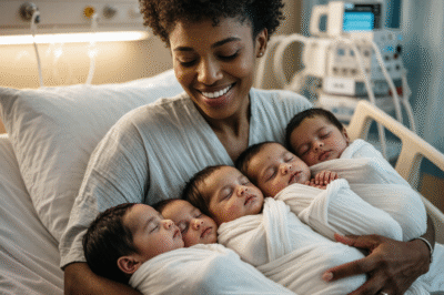 He Looked at the Five Newborns and Whispered, “These Aren’t Mine.” She Let Him Walk Away — and Raised Them Alone. Thirty Years Later, the Truth Finally Spoke.