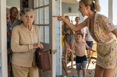 I arrived at my beach house expecting peace. Instead, my daughter-in-law laughed and told everyone, “Why did that old leech show up? There’s no space for her.” I didn’t argue. I didn’t cry. I smiled and said one sentence. She thought she’d won. She had no idea what I was about to take from her.