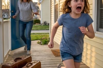 My Husband Hadn’t Even Reached the Airport Yet When My 6-Year-Old Whispered: “Mommy… We Have to Run. Now.”