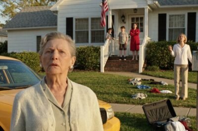 I CAME HOME FROM A DANGEROUS SURGERY STILL WRAPPED IN BANDAGES — AND MY DAUGHTER-IN-LAW THREW MY SUITCASE ONTO THE CURB LIKE I WAS SOME PACKAGE DELIVERED TO THE WRONG ADDRESS. BUT MINUTES LATER WHEN MY SON CAME HOME EARLY, ONE SENTENCE FROM HIM TURNED THE AIR ON OUR QUIET CALIFORNIA STREET INTO GLASS.