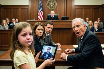 My husband filed for divorce. In court, my 7-year-old daughter walked up to the judge and said, “Your Honor… may I show you something Mom doesn’t know about?” When the video played, the courtroom went completely still.