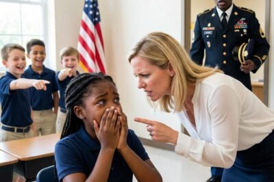 “That’s a lie.” The teacher ripped up a Black girl’s essay in front of the class—until the doors opened and a four-star general walked in.