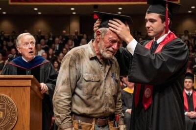 For 25 years, my stepfather mixed cement under the sun so I could chase a PhD. At my graduation, one sentence from the professor froze the entire room.