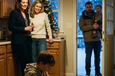 I Walked In on Christmas Eve and Found My Son Scrubbing Floors in His Underwear. I Picked Him Up and Said Five Words. Three Days Later—47 Missed Calls.