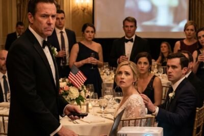 At My Own Wedding, My Dad Grabbed the Mic and Said, “Raise Your Glass to the Daughter Desperate Enough to Get Married.” Everyone Laughed—Until My Husband Plugged in a USB and Said, “Now Raise Your Glass to What You’ve Done.”