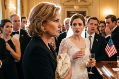 I Sewed My Daughter’s Wedding Dress All Night. She Called It “A Poor Person’s Dress” and Threw It Away. I Said Nothing—Until I Walked Into the Hall on the Big Day.