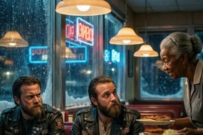 KIND OLD LADY LET 15 HELL’S ANGELS IN DURING A BLIZZARD—NEXT MORNING, 100 BIKES LINED UP AT HER DOOR.