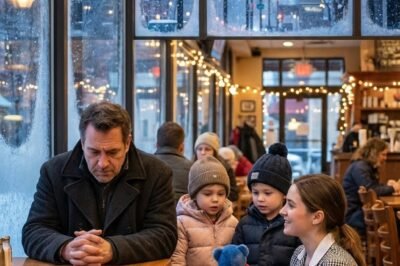 MILLIONAIRE WIDOWER BROUGHT HIS SILENT TRIPLETS TO WORK — ONE WAITRESS DID SOMETHING NO THERAPIST EVER COULD