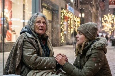 I Took an Elderly Homeless Woman Home on Christmas Eve — Three Days Later, a Luxury SUV Stopped Outside My House