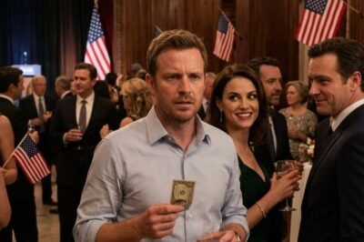 I TOOK MY WIFE TO A PARTY—AND SHE WALKED OUT WITH A RICH MAN. HE SMIRKED, CALLED ME “KID,” AND FLICKED A ONE-DOLLAR BILL INTO MY GLASS. SHE THOUGHT SHE’D COME BACK THE NEXT MORNING AND RUN EVERYTHING LIKE ALWAYS. THE KEY TOLD HER OTHERWISE.