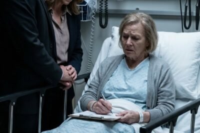 At the hospital to sign my sister’s medical authorization, a young nurse grabbed my wrist and whispered, “Don’t sign. In ten minutes, you’ll understand why.” Her hands were shaking—so I listened.