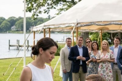 At the lakehouse BBQ, my brother’s kid planted himself in front of the shrimp tray and sneered, “Freeloaders eat last.” The table laughed. Glasses clinked. Nobody corrected him.