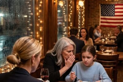 My mom leaned close to Ava’s ear and whispered, “In this family, we don’t sit with mistakes.” The table laughed. My kid stared at her plate. I took her hand and walked out of my own birthday before the candles were lit.