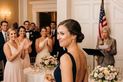 At my sister’s wedding, my mother lifted her champagne and smiled like she’d rehearsed it for years. “To my beautiful daughter,” she said, voice ringing through the ballroom, “the first in our family to truly make something of herself.”