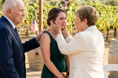 MY MOM STUCK MY 82-YEAR-OLD GRANDFATHER BY THE TRASH AT A NAPA WEDDING. WHEN I ASKED WHY—OUT LOUD—SHE SLAPPED ME SO HARD THE MUSIC DIED. THEN THE IRON GATE TREMBLED… AND THE PROPERTY ANSWERED BACK.