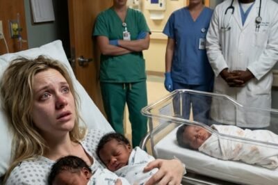 ALL FIVE BABIES WERE BLACK. MY HUSBAND TOOK ONE LOOK AND SCREAMED, “THESE AREN’T MINE.” THEN HE WALKED OUT OF THE HOSPITAL—AND ERASED US.