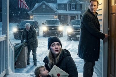 MY FATHER SHOVED ME AND MY NEWBORN INTO A BLIZZARD—AND LOCKED THE DOOR. He didn’t know I’d inherited $2.3 billion that morning.