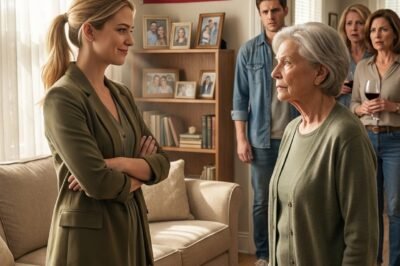 MY DAUGHTER-IN-LAW SAT ON MY SOFA AND ACCUSED ME OF STEALING HER MONEY— IN FRONT OF MY ENTIRE FAMILY. I DIDN’T YELL. I DIDN’T DEFEND MYSELF. I ASKED ONE QUESTION… AND SHE NEARLY COLLAPSED.