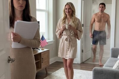 MY FLIGHT GOT CANCELED—SO I CAME HOME EARLY. A WOMAN IN MY ROBE OPENED THE DOOR AND SMILED. I SAID I WAS THE REALTOR… AND STEPPED INSIDE.