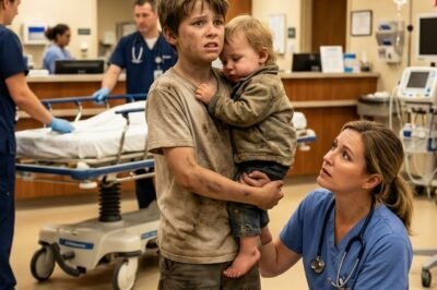 A Barefoot Boy Walked Into the ER and Whispered, “Please Don’t Let Them Find Us.”