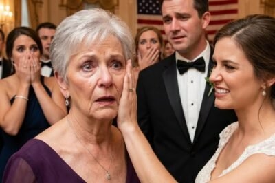 At My Son’s Wedding, My Daughter-in-Law Slapped Me and Demanded My House Keys in Front of 130 Guests. I Walked Out. Thirty Minutes Later, a Man Walked Into the Lobby—and Grown Adults Started Crying.