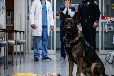 “SIR—YOU CAN’T BRING ANIMALS IN HERE!” —The ER went dead silent when a blood-soaked military dog walked in carrying a dying child.