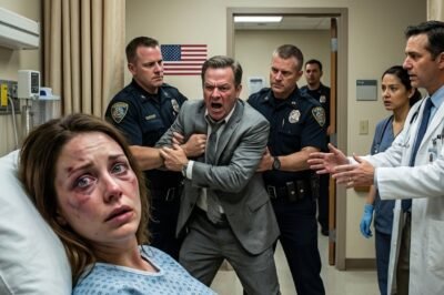 I COLLAPSED AT HOME AFTER YEARS OF CONTROL. MY HUSBAND RUSHED ME TO THE ER AND SMILED, “SHE FELL DOWN THE STAIRS.” THE DOCTOR DIDN’T ASK ME A SINGLE QUESTION. HE LOOKED STRAIGHT AT MY HUSBAND AND SAID, “LOCK THE DOOR. CALL SECURITY. CALL THE POLICE.”