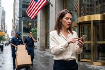 “Congratulations — now you’re homeless.”  That’s what my sister texted the second I landed.  I stepped out of the rideshare and saw my boxes stacked along the sidewalk like a bad joke waiting for a laugh track. Cardboard lined up neatly. Black tape. My handwriting on every lid.