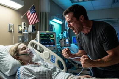 I was still gasping for air in a hospital bed when my brother leaned over me, ripped the monitor wire clean off my chest, and snapped, “You’re always putting on a show.”