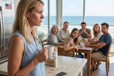 I’d only been in my beach house three days when my sister called and didn’t even lower her voice.  “In three hours, twenty-two people are coming. Clear the rooms. Start cooking. We’re staying two weeks. The big bedroom is ours.”