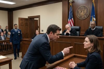 “NO BENEFITS. NO CLAIMS. SHE’S NOT A VETERAN.” MY FATHER SAID IT UNDER OATH. HIS LAWYER NODDED. “NO FURTHER QUESTIONS.” THE JUDGE CLEARED HIS THROAT— THEN A VOICE CUT IN: “PLEASE… JUST A MOMENT.”