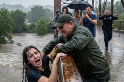 “IF I LET GO… PROMISE YOU’LL HOLD ON.”  That’s what he said—quiet, steady—while the river tried to tear them both apart.