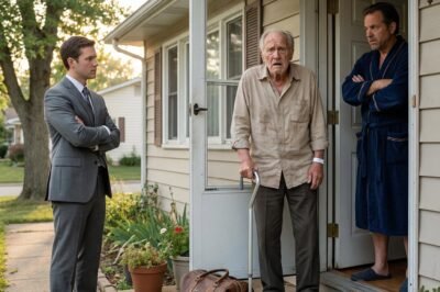 After almost a month in the hospital, my own son gave my house to his in-laws. When I came back, he stood at the gate and said, “It’s not yours anymore. Don’t come in.” I didn’t argue. I turned away. One week later… what I did left every single one of them speechless.