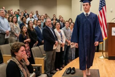 “I WORKED TWO JOBS TO RAISE HIM — AND AT GRADUATION, HE TOOK OFF HIS SHOES.”