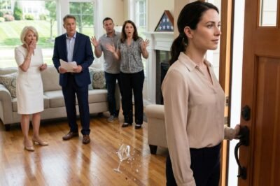 AT THE FAMILY REUNION, MY MOTHER-IN-LAW SENT ME TO SLEEP IN A COLD BASEMENT. “A SERVANT STAYS DOWNSTAIRS,” SHE SAID, SMILING. THE NEXT MORNING, A REAL ESTATE AGENT KNOCKED— AND SAID MY NAME.